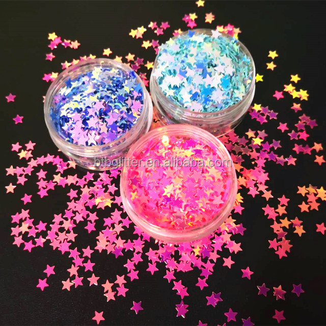 1kg Magic Star Sequins Glitter Polyester Ideal for Ramadan Graduation School Valentine's Day Diwali Father's Day Decorations