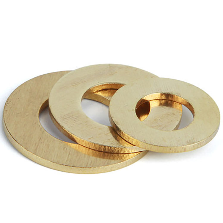 M3 - M24 Custom Flat Lock Washers DIN125 Brass Plain Washer