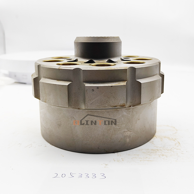 Construction Works ZX330 ZX350 Excavator Travel Motor Cylinder Block Part No 2053333