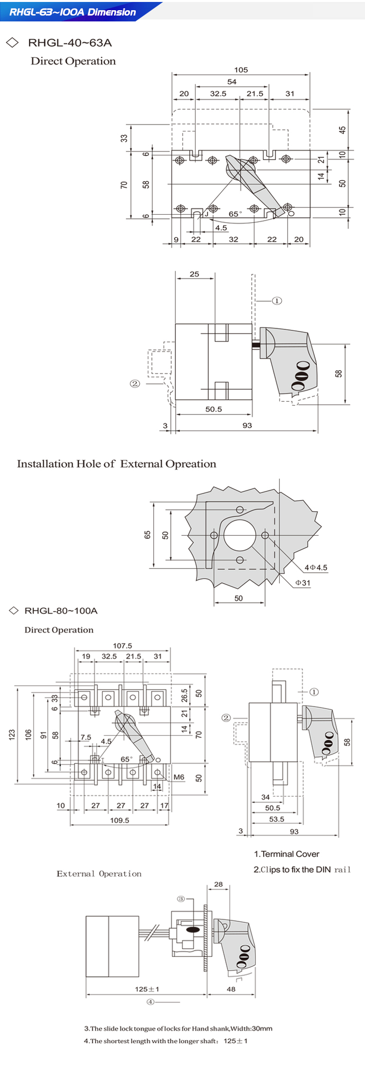 long using life Isolation Switch