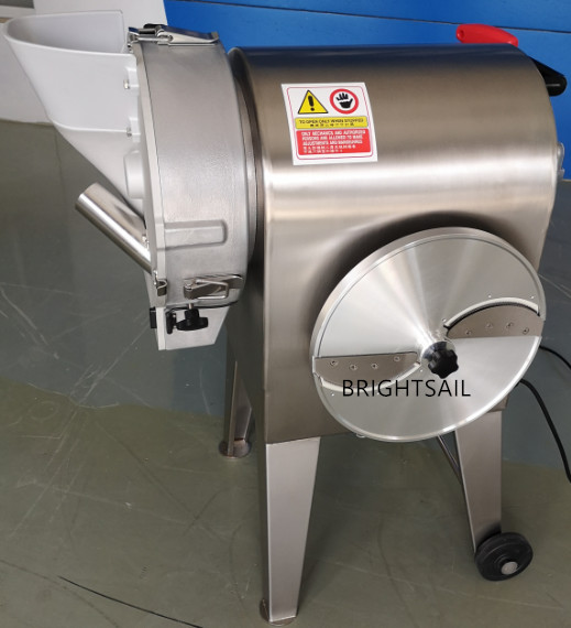 200kg/H Stainless Steel 1.5kw Vegetable Slicer Dicer Machine