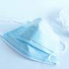 Buy cheap Fluid Resistant Disposable Face Mask , 3 Ply No Woven Earloop Face Mask from wholesalers