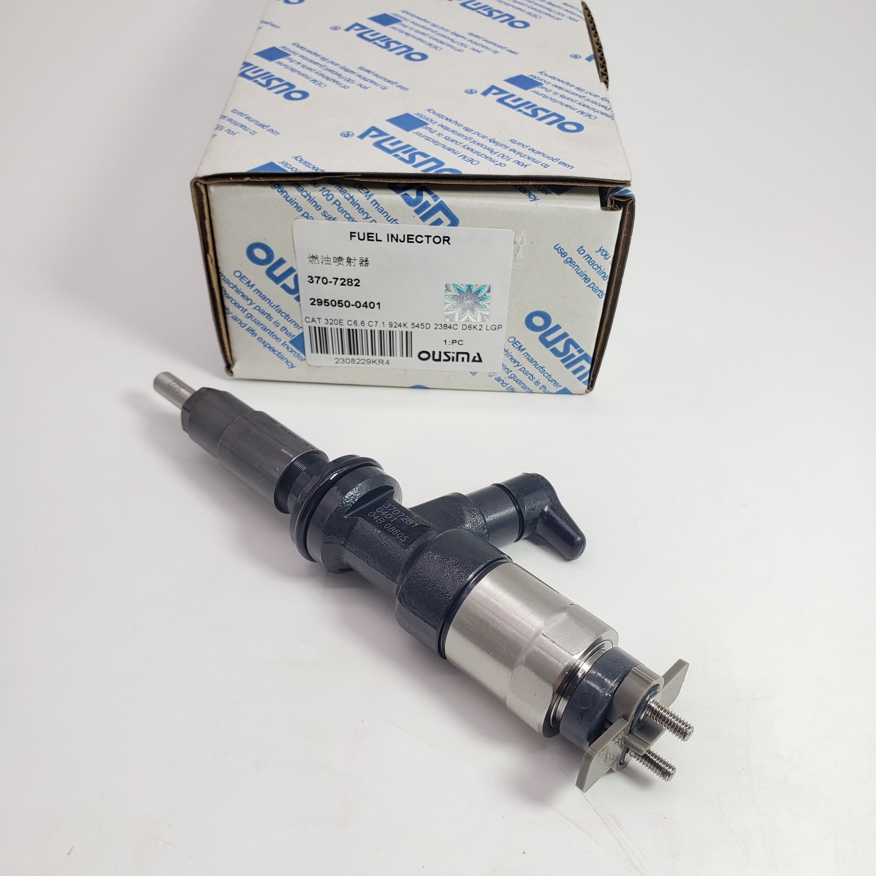 Fuel Injector 370-7282 295050-0401 For CAT 2384C 320E 323E 525D 535D 930K