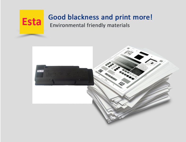 BK Color Kyocera Toner Cartridges TK320 For Kyocera Digital Printer FS 3900DN