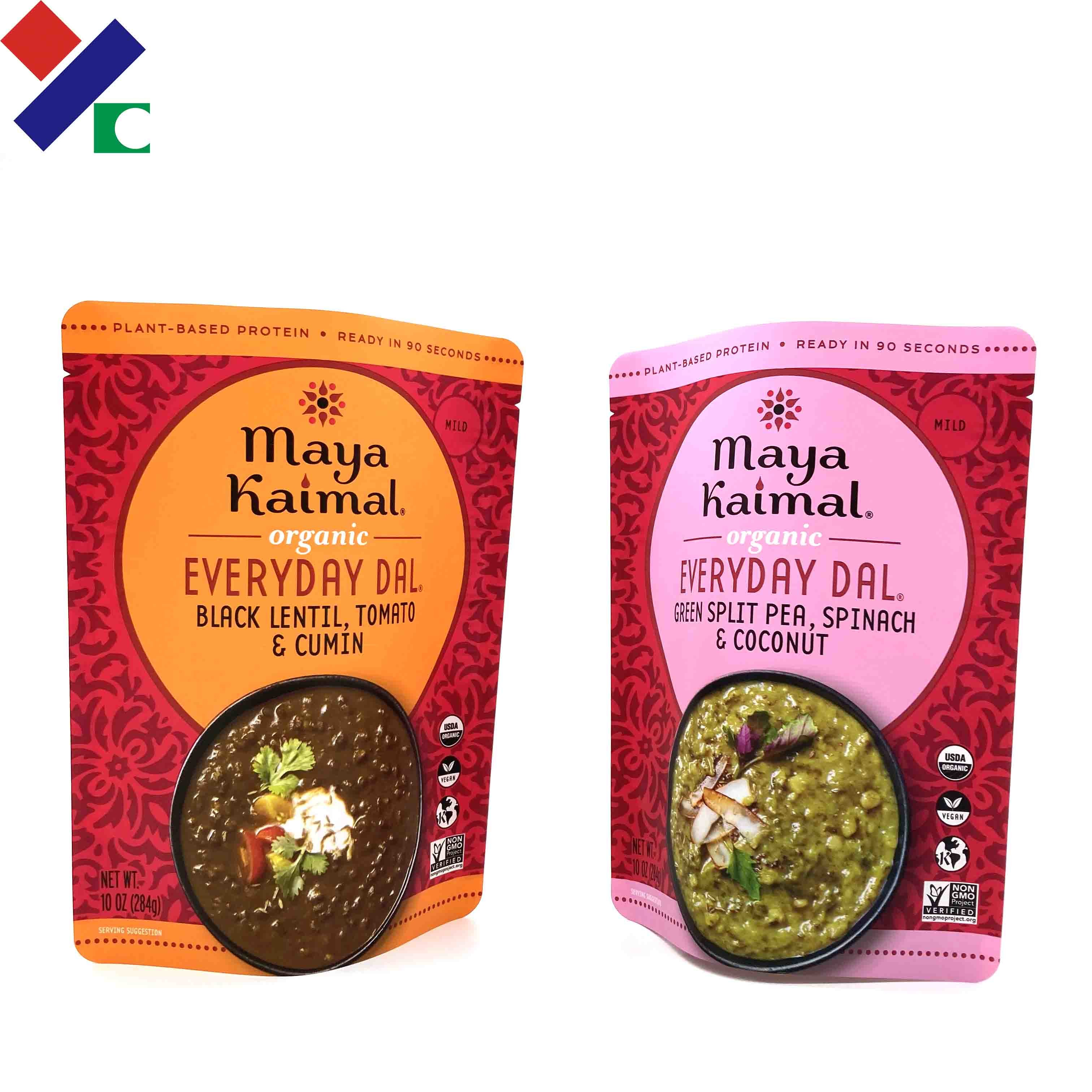 Anti - Oxidation Waterproof Retort Pouch Packaging Resist High Temperature