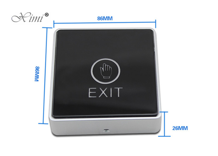 0.2 Kg Access Control Exit Button Door Exit Button Switch Touch LED