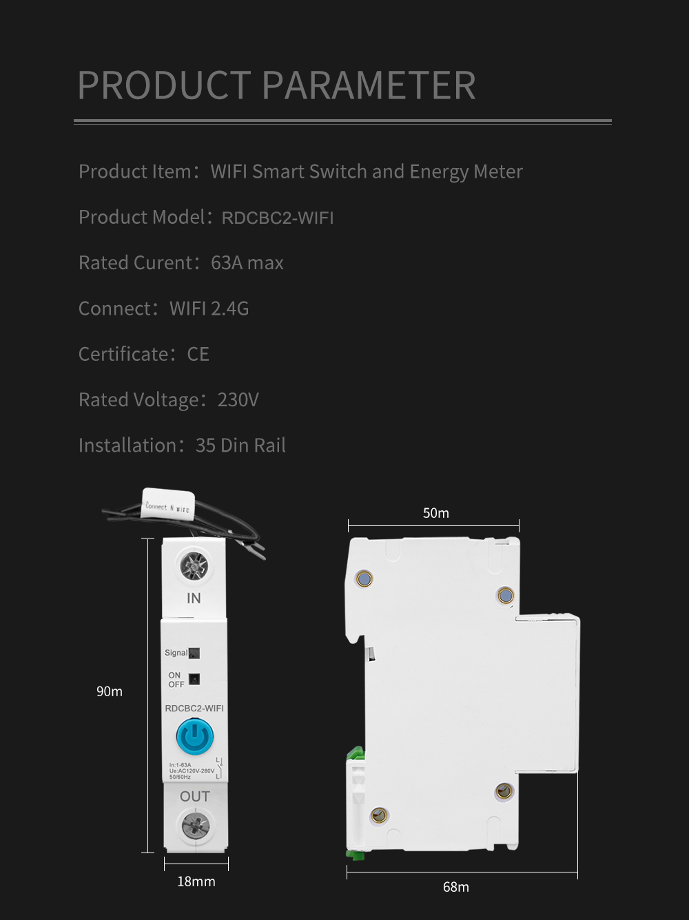 Intelligent WIFI Circuit Breaker