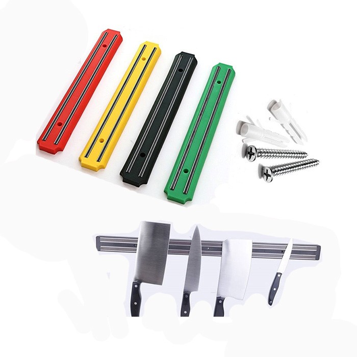 Customized Detachable Magnetic Knife Bar for Kitchen in Walnut/Cherry/Bamboo/Rubber Wood