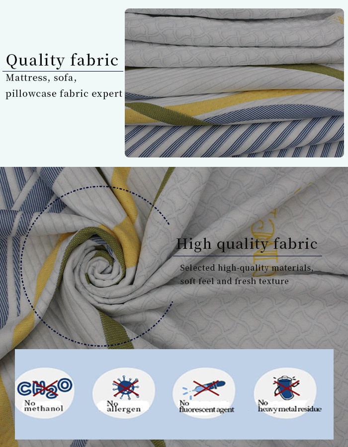 230cm Width 400gsm Jacquard Mattress Fabric For Home Furniture