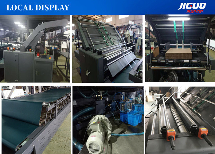 Servo Flute Lamination Pasting Machine Corrugated Semi Automatic Flute Laminator