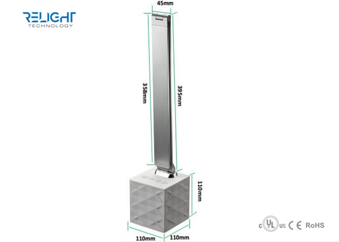 Eye-protected Bluetooth Speaker Foldable Aluminum Alloy 8 W LED Desk Lamp with Touch Dimmable Brightness Long Lifespan