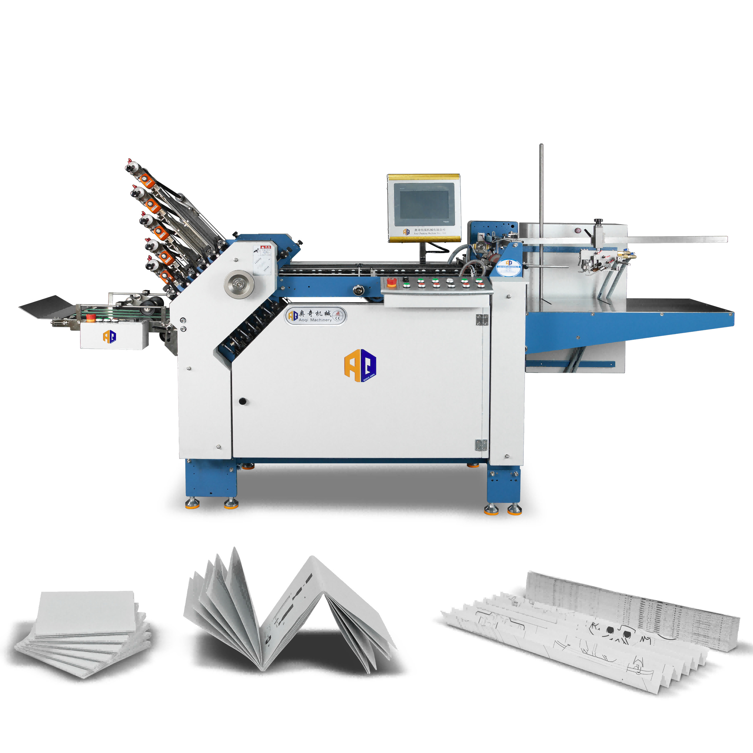 Industrial A3 Sheet Folding Leaflet Machine For Printing Folding Equipment China Manufacturer