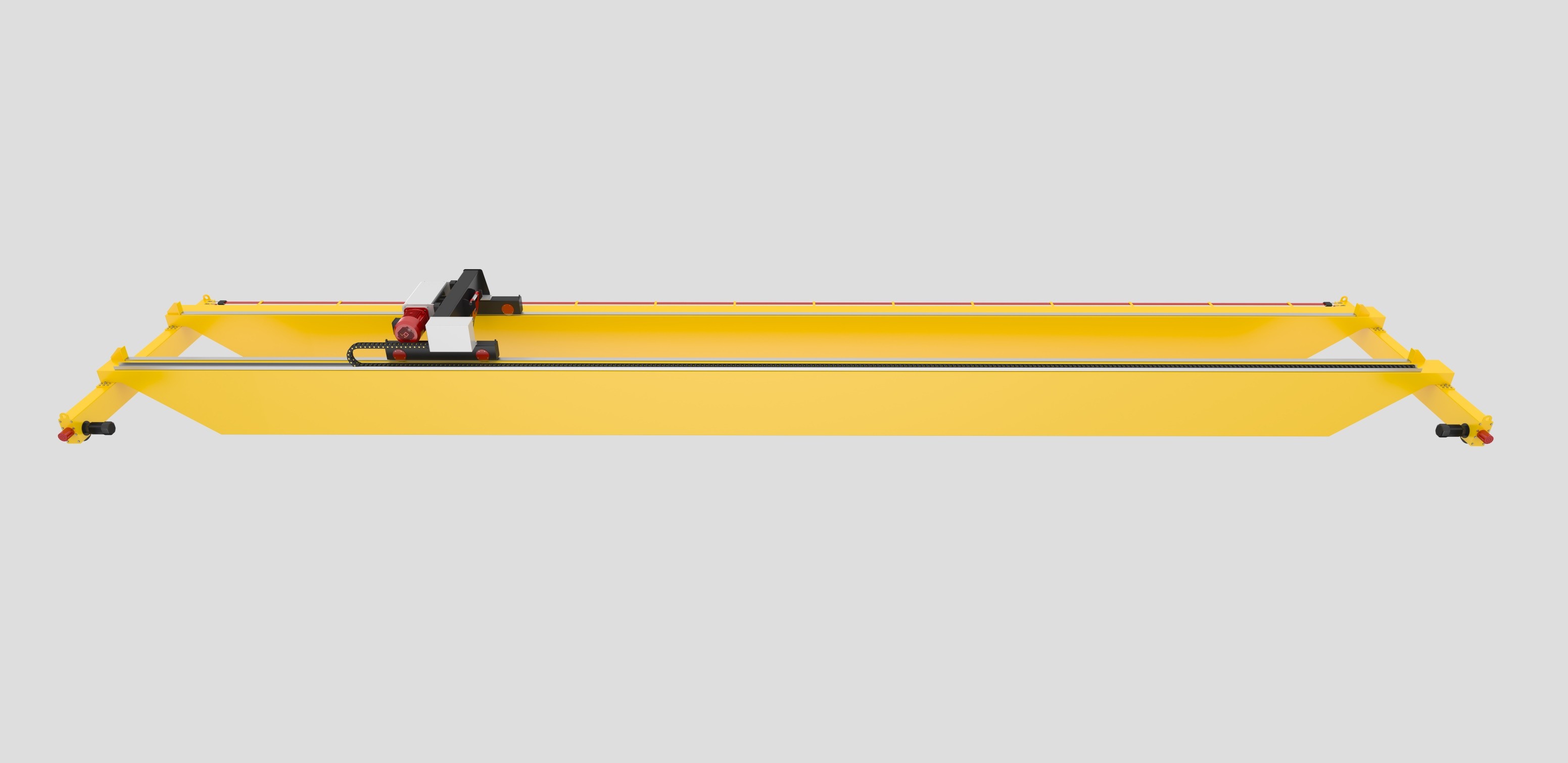 Double Girder Bridge Hanging Crane Safe for Various Industries