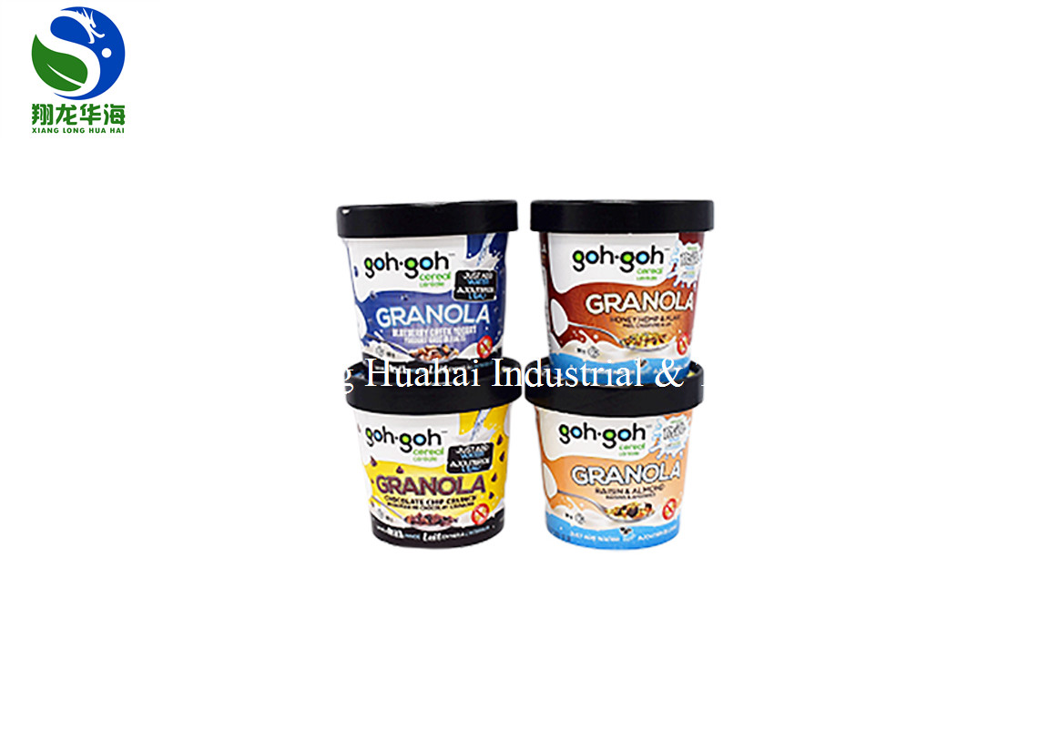 85oz Biodegradable food packing paper bucket for popcorn fried chicken