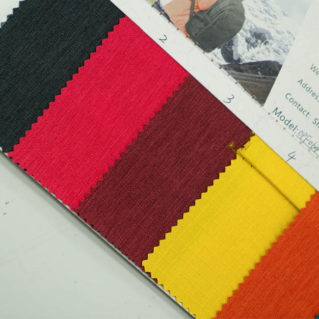 100% Polyester Plaid Pattern Fabric With Fashionable Colour For Professional Outdoor Product And Bags
