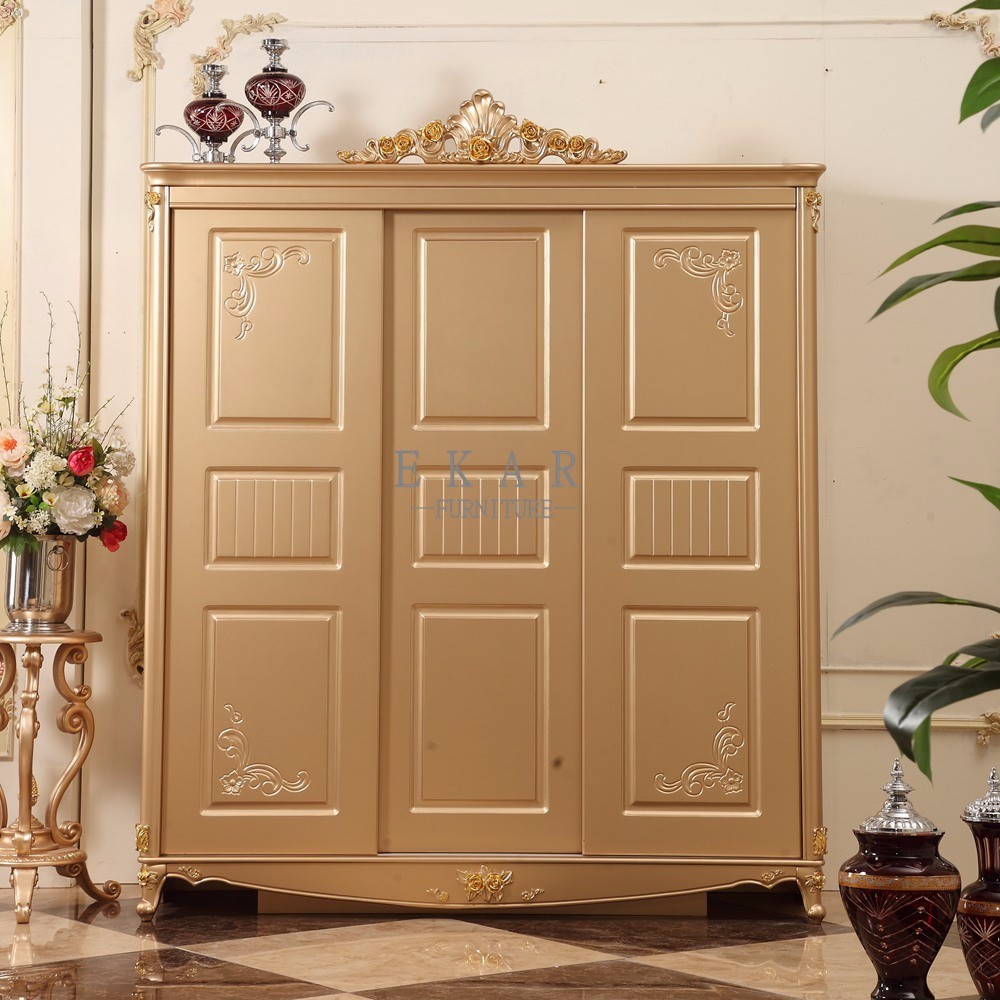 Bedroom Cloth Cabinet Sliding Door Wardrobe
