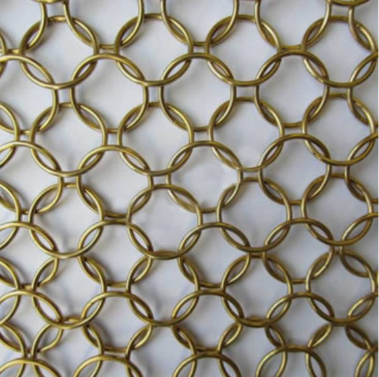 Decorative Chainmail Ring Curtains Electroplated 2mmx20mm Common Ring