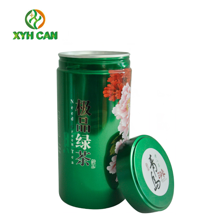 Tea Tin Can Eco-Friendly Standard Rose Gold Design Printing Cookie Containers for Tea