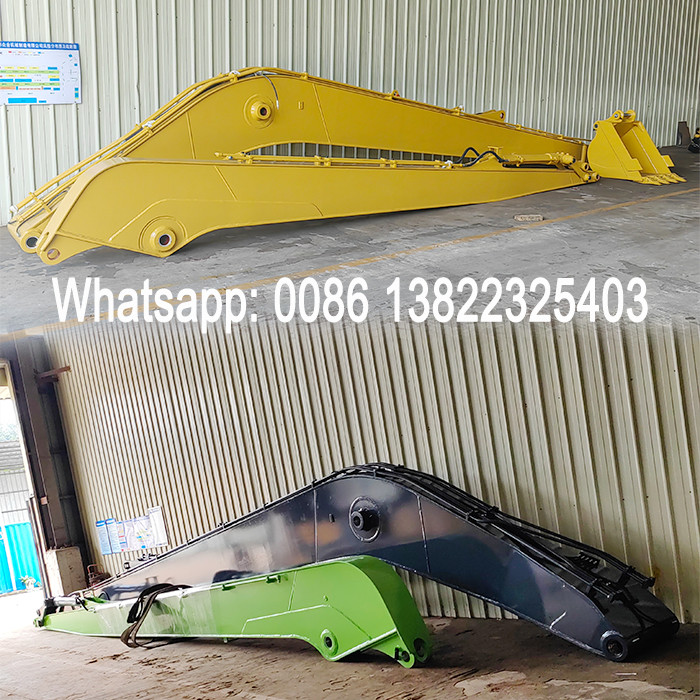 18m Long Reach Excavator Boom Heavy Equipment Long Arm For Cleaning Riverbed
