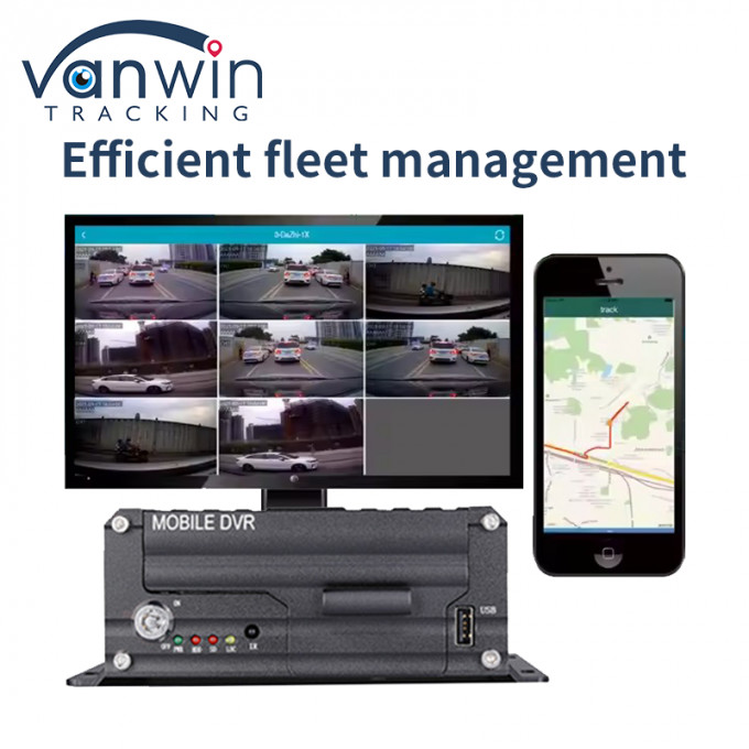 8CH HDD DVR 5G GPS 1080P HD Support OEM MDVR Video System For Fleet Safety