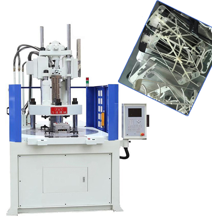 High Speed Vertical Plastic Injection Molding Machine 85T Injection Rate 400g/S JTT-850HS