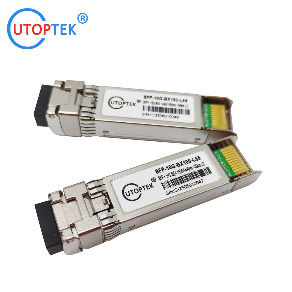 10g Bidi LC 100km SFP+ Transceiver Module 1490/1550nm for Cisco/Huawei/Alcatel/Juniper/Mikrotik