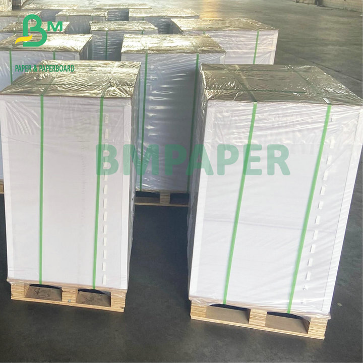 12" x 18" 80# 100# White Text Paper Double Sided C2S Sheet 
