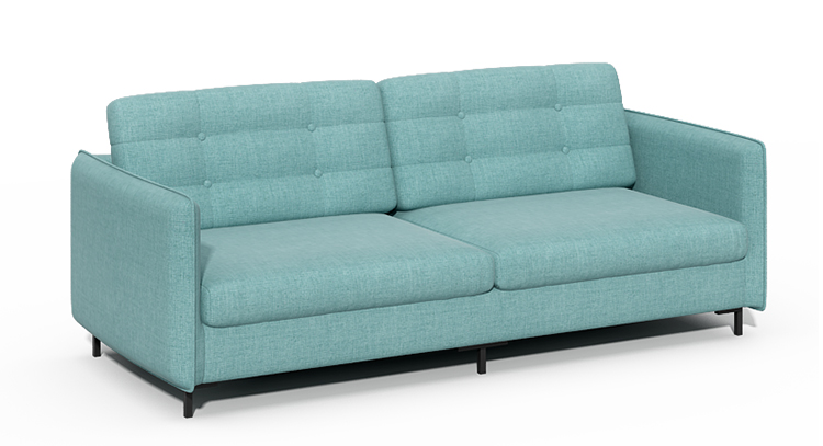 Plain Upholstery Sofa Fabric Linen Look Furniture Cloth