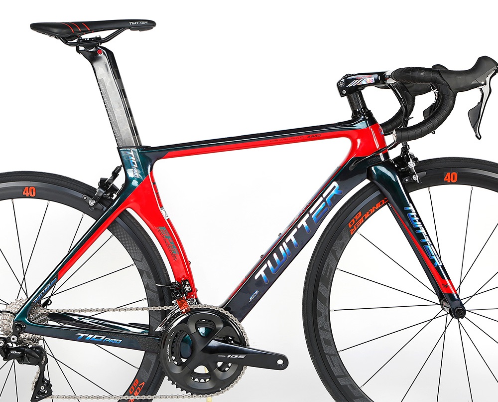 Lightweight Carbon Fiber Road Bike 700C*23C SH1MANO 105 R7000 High Stability