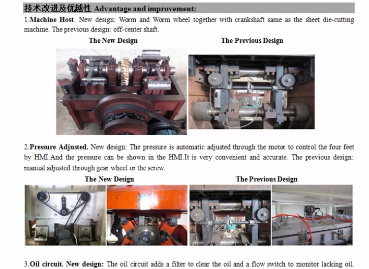 380 V Automatic Paper Roller Die Cutting Machine 90 To 140 Times / Min