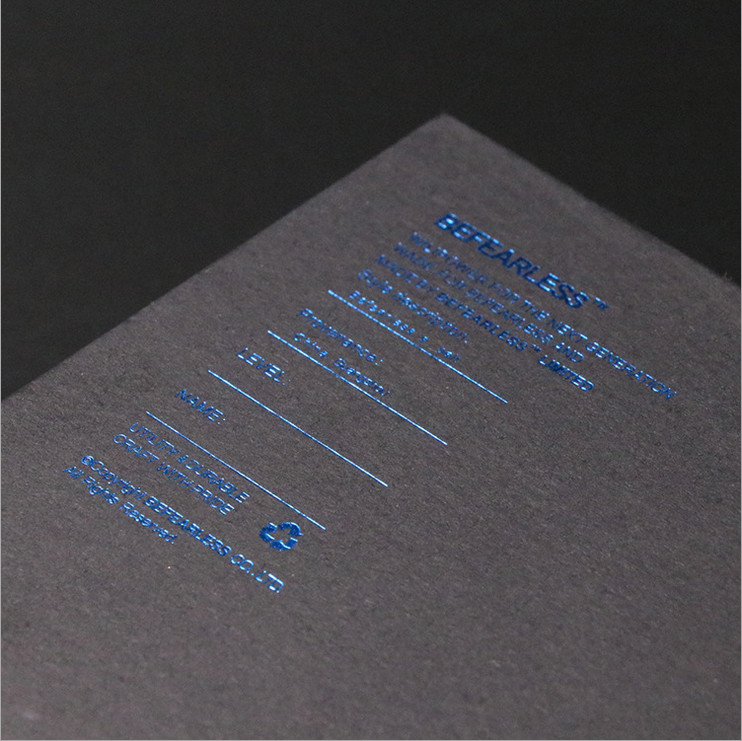 Customized black matte hot foil logo packaging boxes base and lid box wholesale