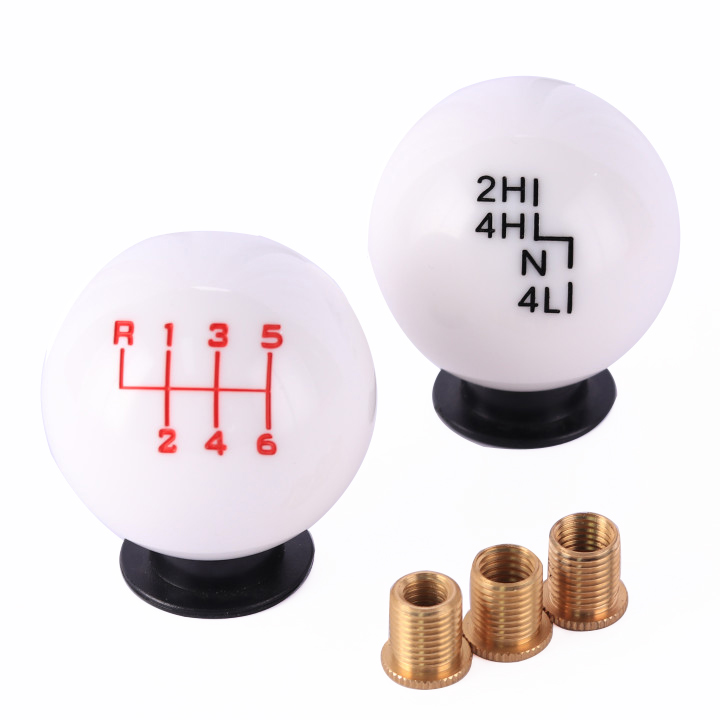 Resin Custom 5 Speed Gear Shift Knob With Adapter Logo Available