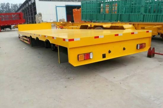 Transportation Purchase Flatbed Semi Trailer 11 - 13 Meters Semi Truck Trailer