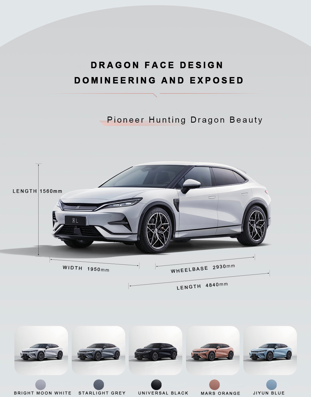 Energy 2023 BYD Song L EV 5-Door 5-Seater SUV with 199 Km/h Max Speed and 100% Electric Fuel
