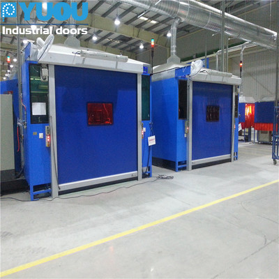 Folding Fabric Curtain Pvc Roller Door Industrial for Robotic Welding Room
