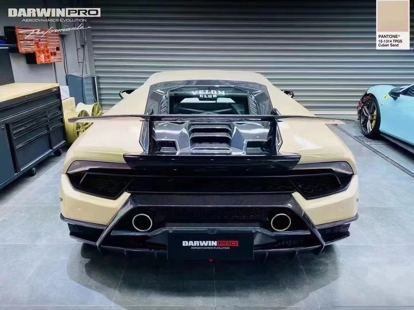 For Lamborghini LP580 LP610 Carbon Fiber Body Kit LP580 LP610 Upgraded LP640-style Front and Rear Bumper Spoiler Hood