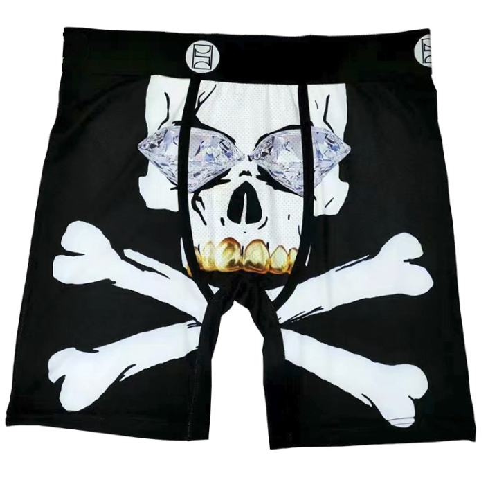 Knitted Mens Polyester Boxers S-3XL Floral Pattern Gym Taslan Shorts