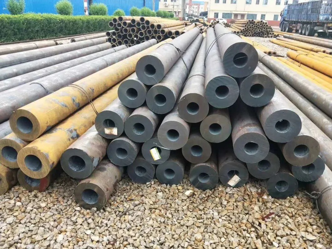 Carbon Alloy Round Seamless Black Steel Pipe 89mm - 508mm ASTM A106 Gr.B