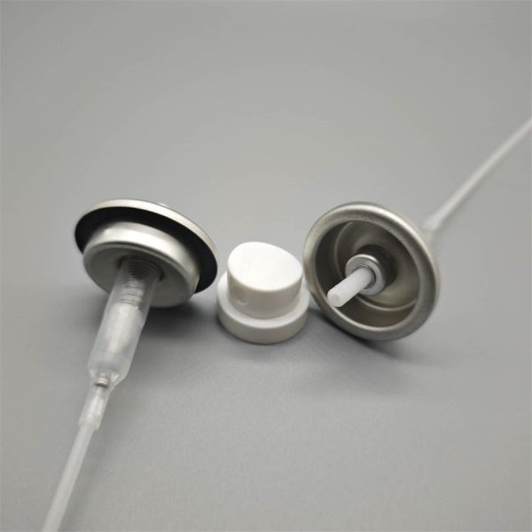 Mist sprayer valve in actual product application with fine mist dispersion