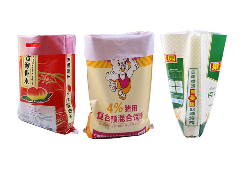 Gusset Side BOPP Laminated PP Woven Sack Bags Bopp Packaging Bags