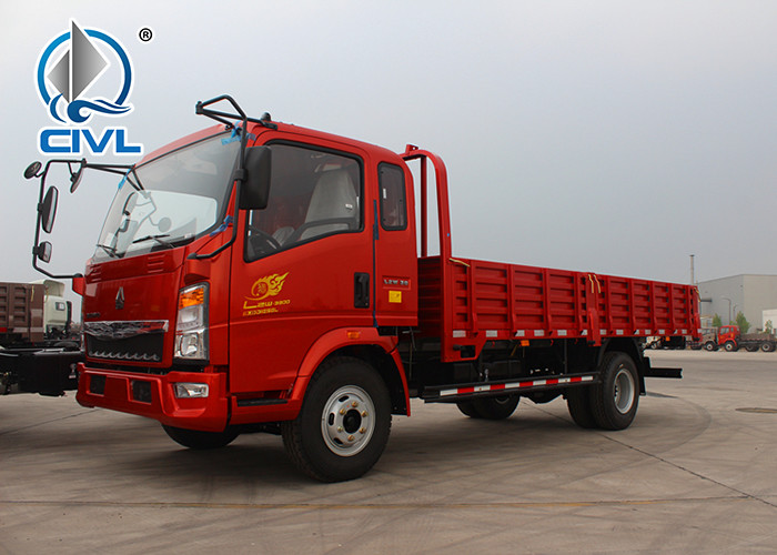 New Light Duty Commercial Trucks 150 - 250hp engine 4X2 Light Cargo Truck 2 - 5 Ton capacity