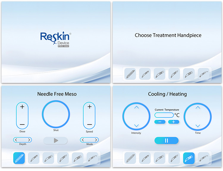 30LF Flow Skin Care Hydra Facial Machine With 6 Handpiece For Beauty Salon
