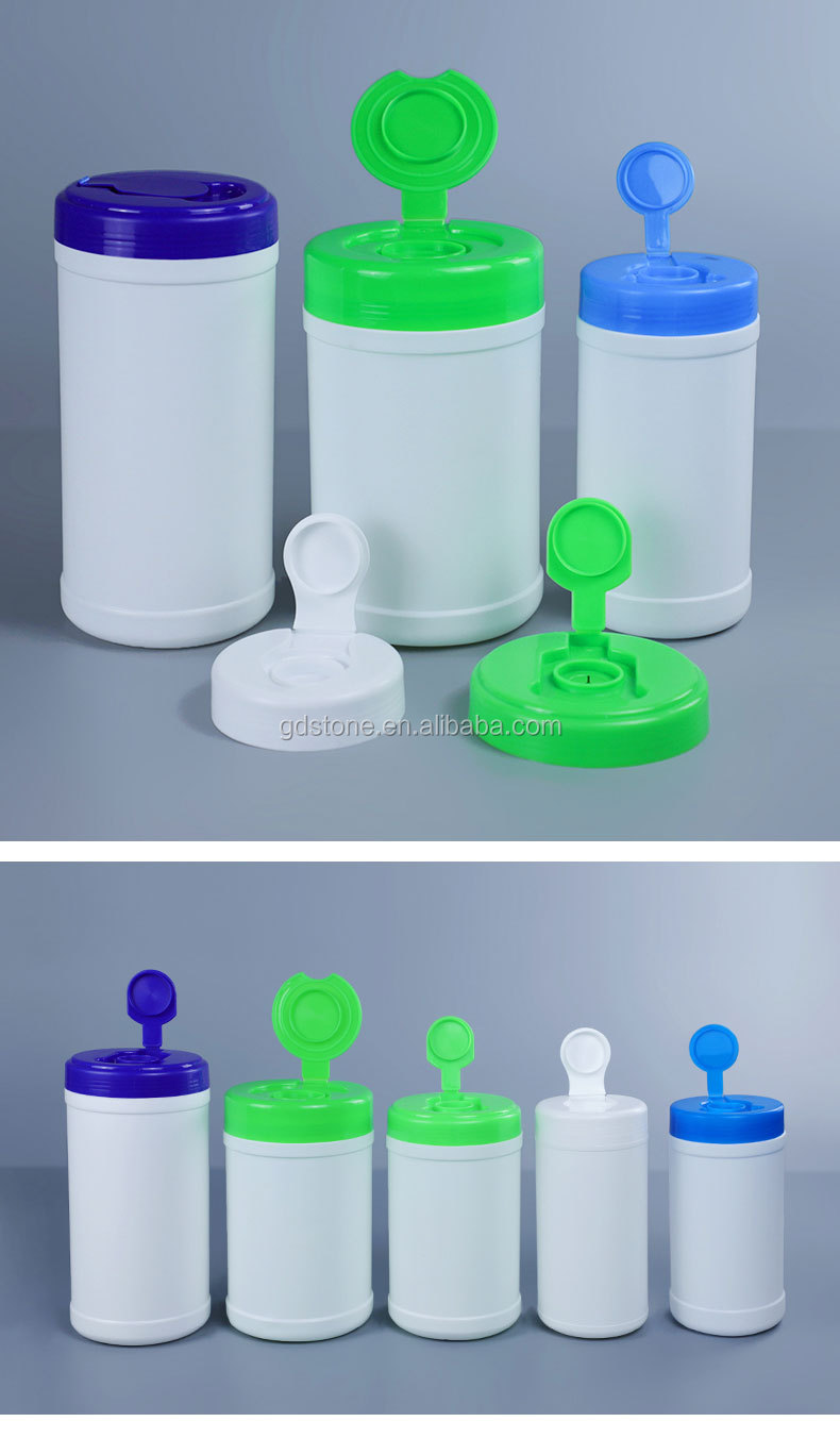 Wipes Alcohol Cotton HDPE Plastic Jerry Can Plastic Bucket With Cap OEM ODM