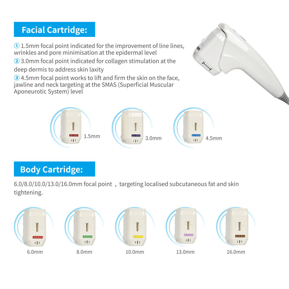 5D HIFU High Intensity Focused Ultrasound Machine One Shot With 11 Lines