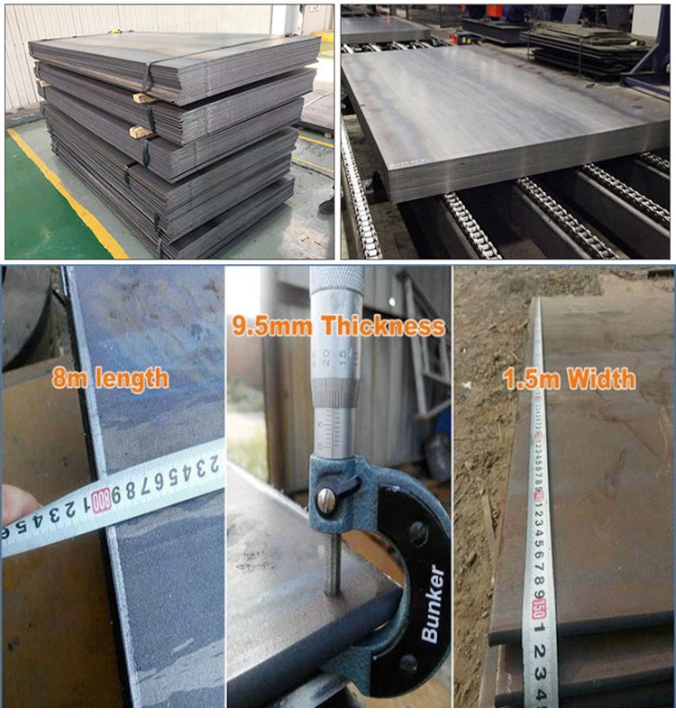 Wear Resistant Steel Metal Sheet 1m - 6m Mild Steel Hot Rolled Sheet Astm A36 Astm A569