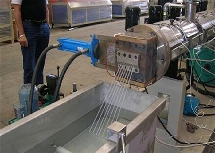 PP / PE / PET Double Screw Plastic Granules Machine for Plastic Recycling