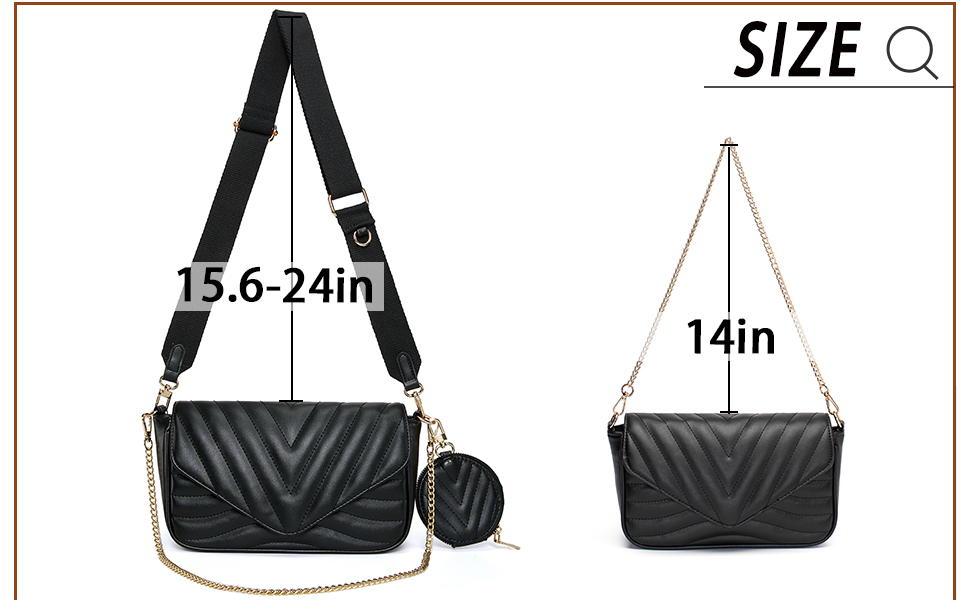 Stylish Designer Small Quilted Crossbody Bag For Women
