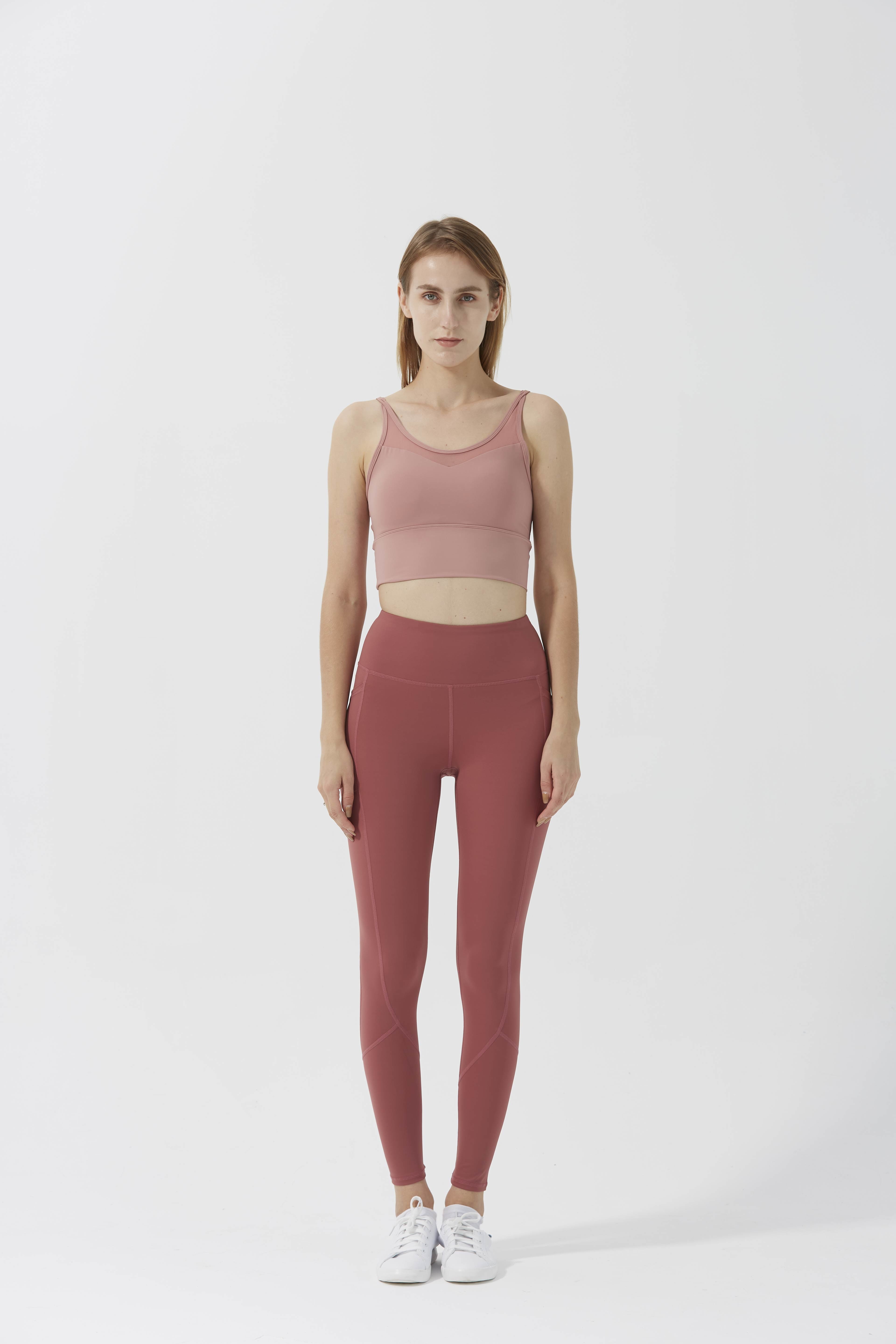High Waisted Sports Workout Leggings Women Squat Proof Yoga Pants Quick Drying