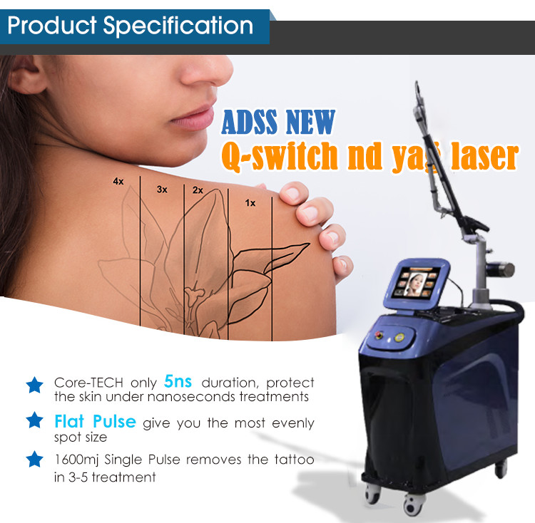 Hair Removal Picosecond Laser Machine 1064nm For For Carbon Laser Peeling