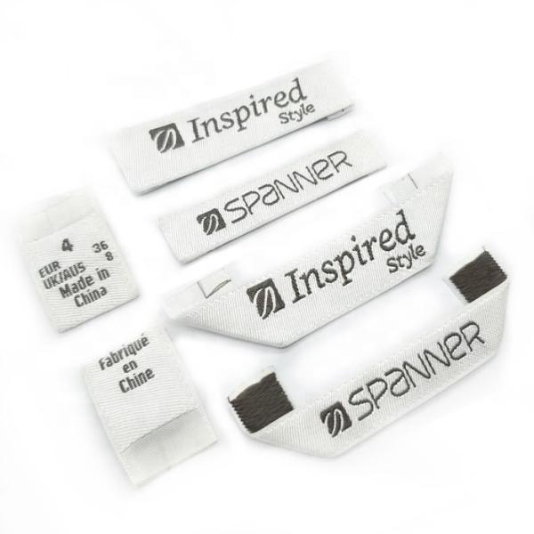 Woven Sewing Custom Embroidered Fabric Labels Garment Label Shoes Embroidered